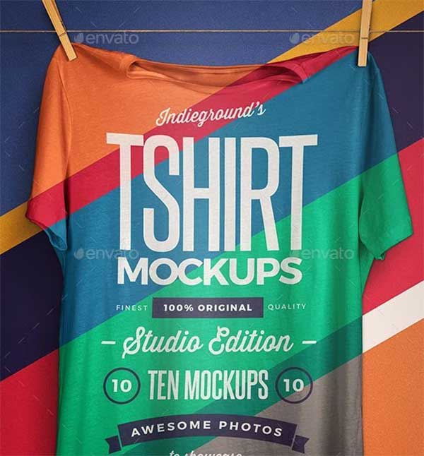 Studio T-shirt Mockups