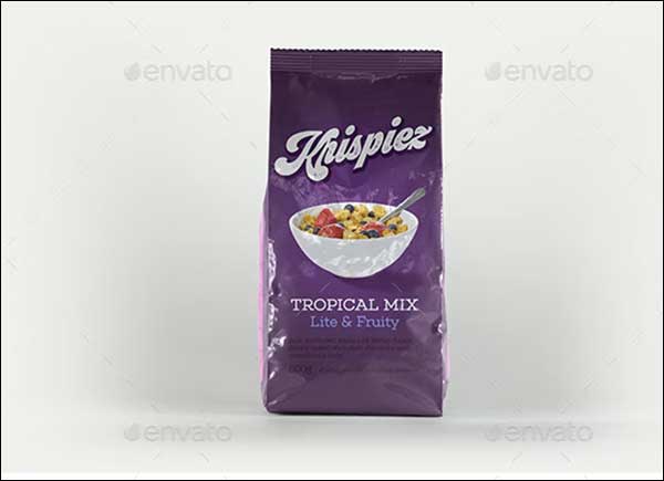 Pouch Packet Packaging Mockup