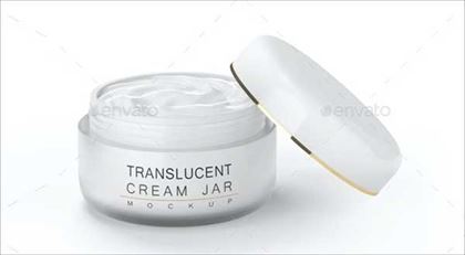 Cream Jar Mock-up