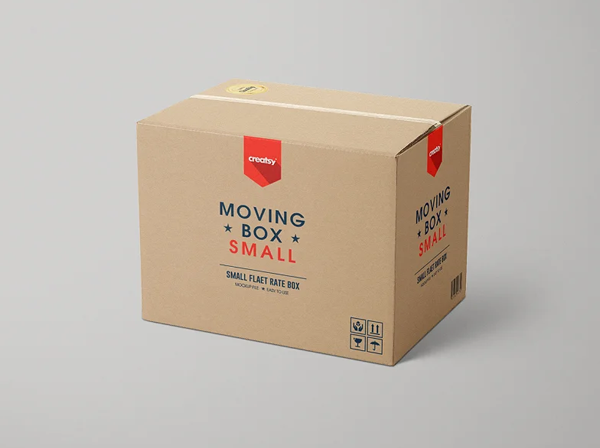 Moving Box Mockups Set