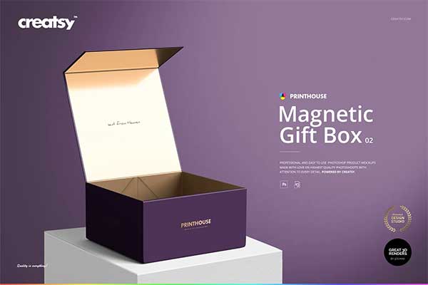 Gift Box Mockups Set