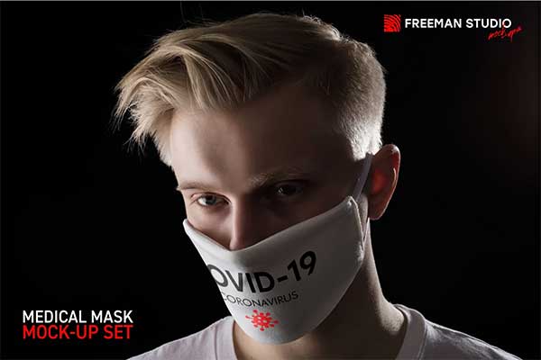 Medical Mask Mock-Up Set