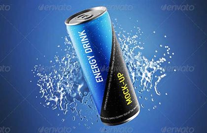 Energy Drink Tall Can Mockups