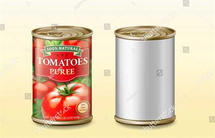 Tomato Soup Can Mockup Photoshop Template