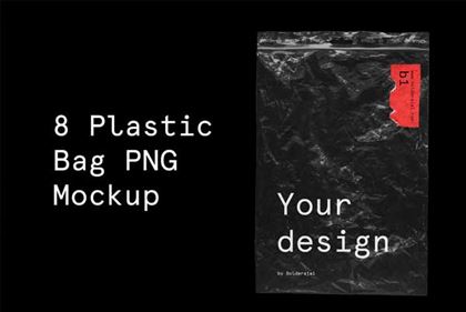 Plastic Bag PNG Mockups