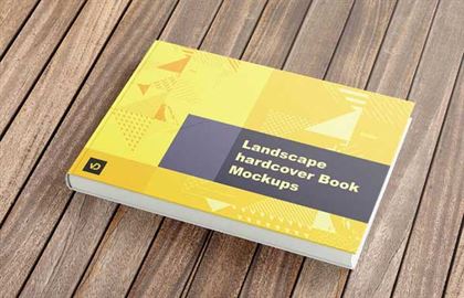 Best Landscape Hardcover Book Mockup