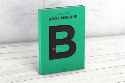 Realistic Book Mockup PSD Template