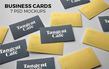 Business Cards PSD Mockups