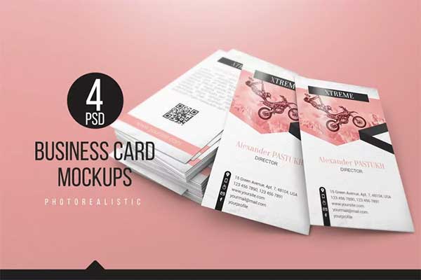 Business Card Mockups Design Template