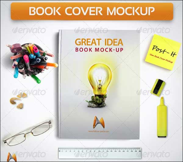 Photo Realistic Book Cover Mock-ups