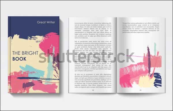 Vector Modern Book Cover Photoshop Mockup