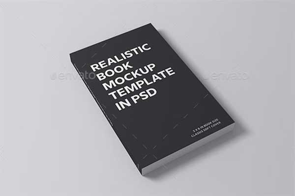 Soft Cover Book Mockup Template