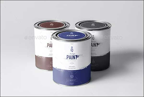 Can of Paint Mock-up