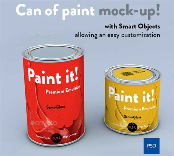 Smart Paint Can Mock-up