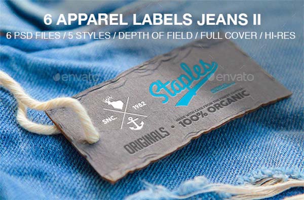 Apparel Labels Jeans
