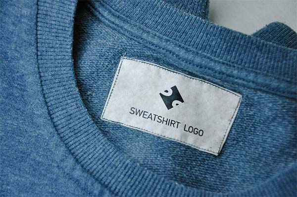 Free Jeans and Sweatshirt Label Mockups