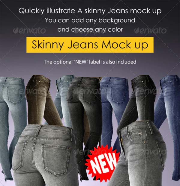 Woman Jeans Mock-up