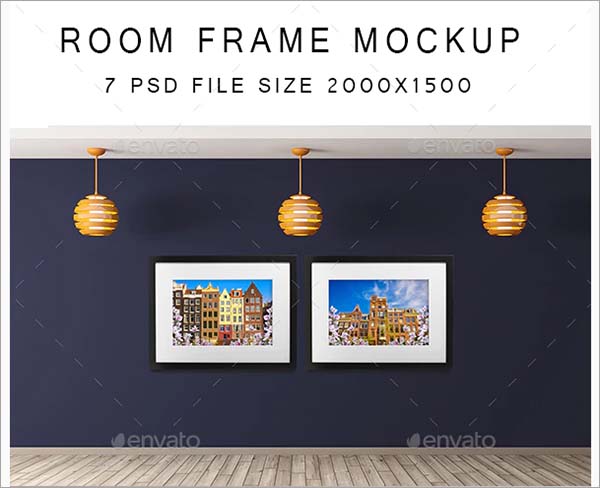 Room Frame Realistic Mockup