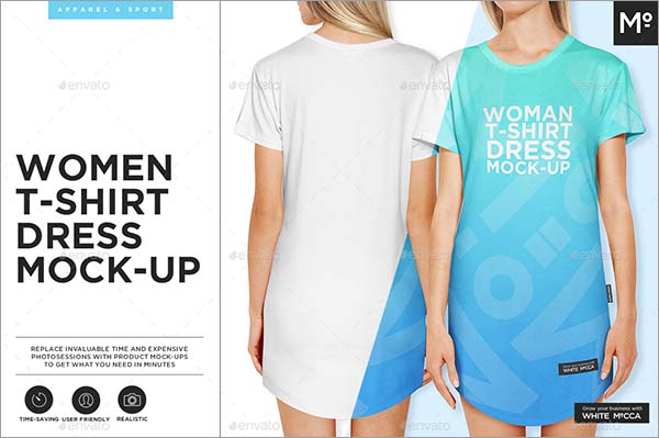 Women Dress Shirt Mock-up