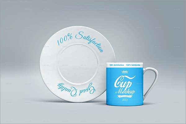 Cup & Plate Mockup