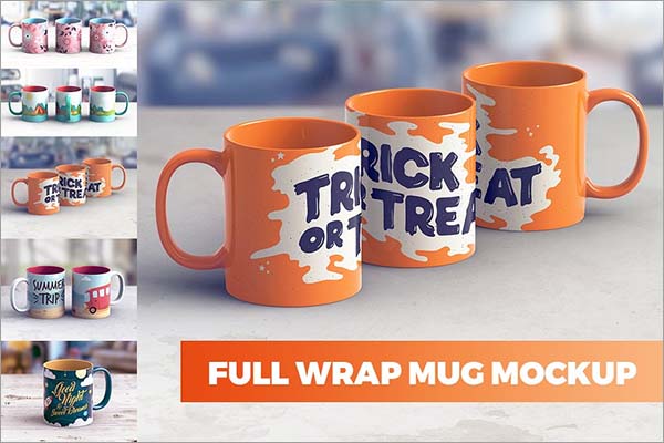 Full Wrap Mug MockUp