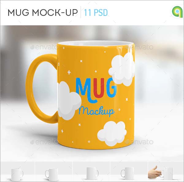 Color Mug Mockup