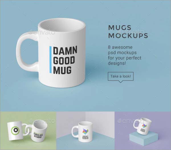 Mugs Mockups Pack