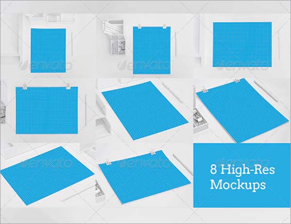 Clean & Contemporary Paper Mockups Template