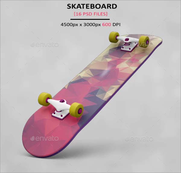 Skateboard Mockup PSD Files