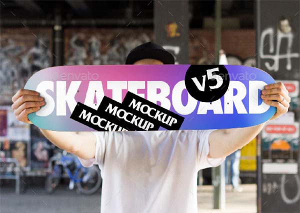 Skateboard Mockup PSD Design