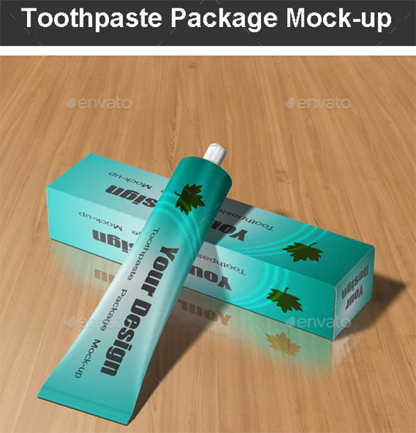 Toothpaste Package Mock-up