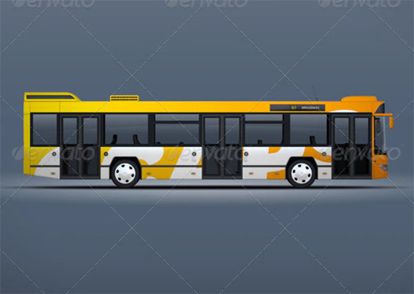 MockupFor Bus & Passanger Vehicle