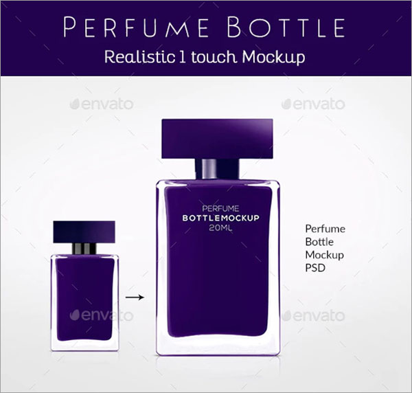 Perfume Bottle Mockup Template