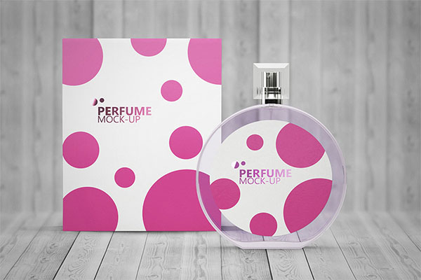 Free Photoshop Perfume Mockup