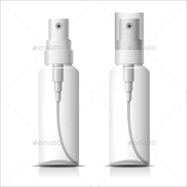 Cosmetic Spray Bottle Mockup