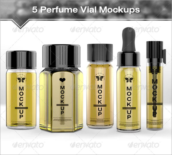 Perfume Vial Mock-Ups