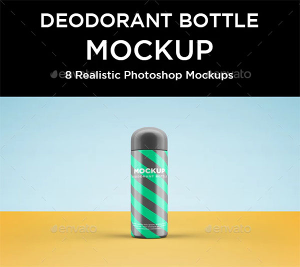 Deodorant Bottle Mockup