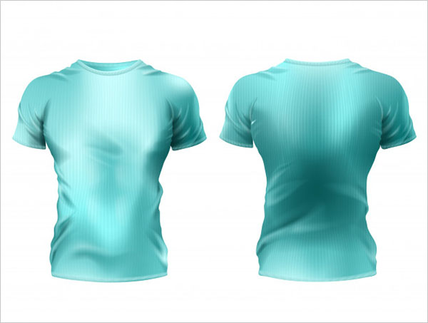 Free PSD 3d Realistic Male T-Shirt Mockup