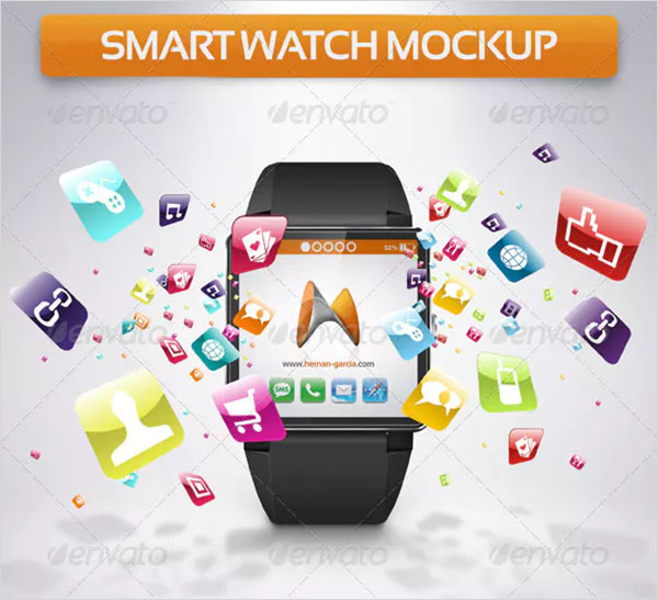 Smart Watch PSD Mockup