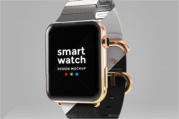 Smart Watch Design Mockup Template