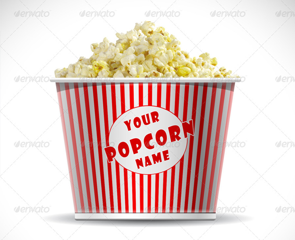 Popcorn Buckets Mock-up