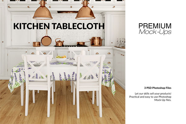 Premium Tablecloth Mockup Set