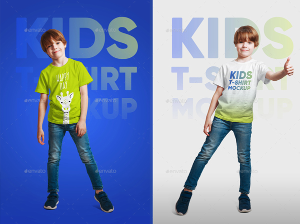 Kids Boy T-Shirt Mockups