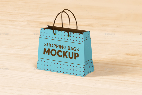 Small Shopping Bags Mockups