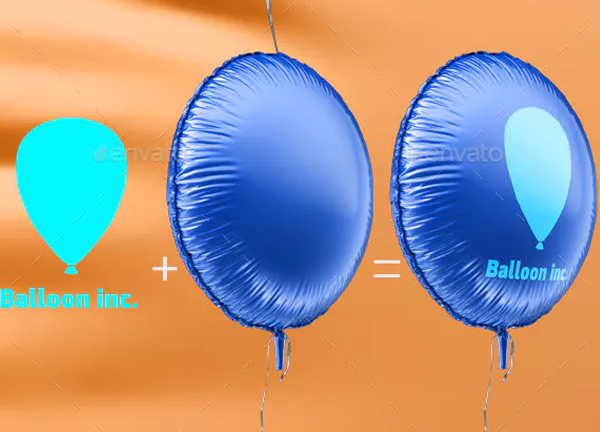 Round Balloon Mock-up