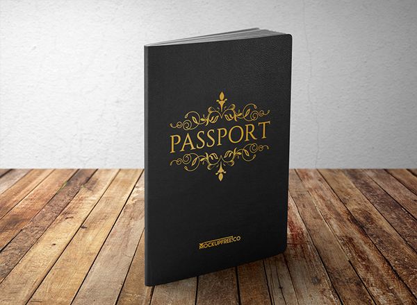 Free Photoshop Passport Mockup
