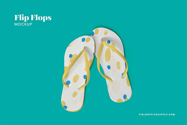 PSD Flip Flops Mockup