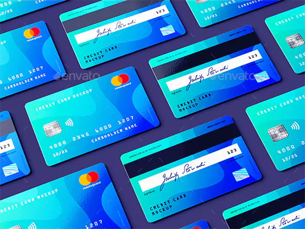 Credit Card and Membership PSD Card MockUp