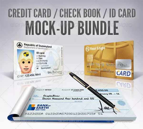 Credit Card ID Mockup Bundle