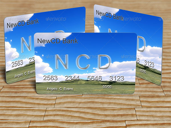 PSD Credit Card Mock-up